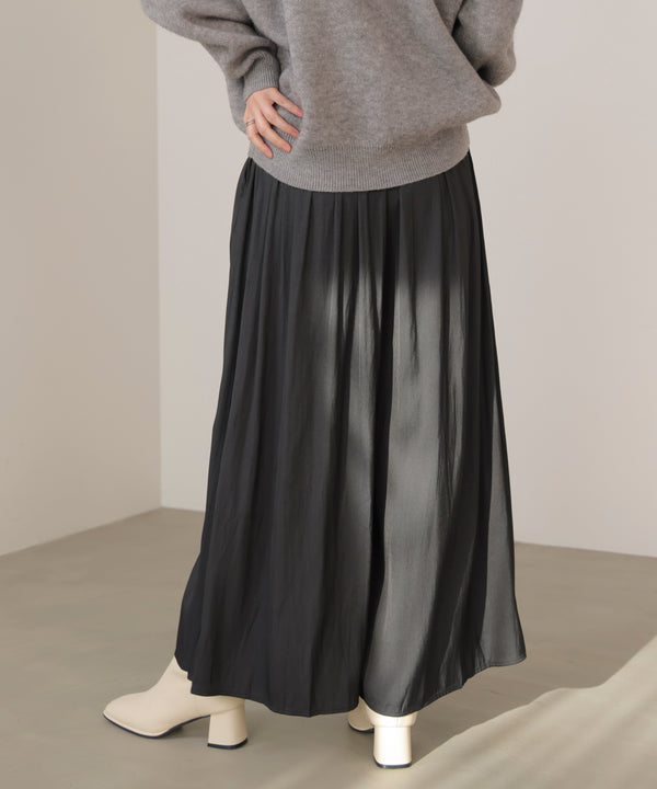 ギャザーウエストワイドパンツ