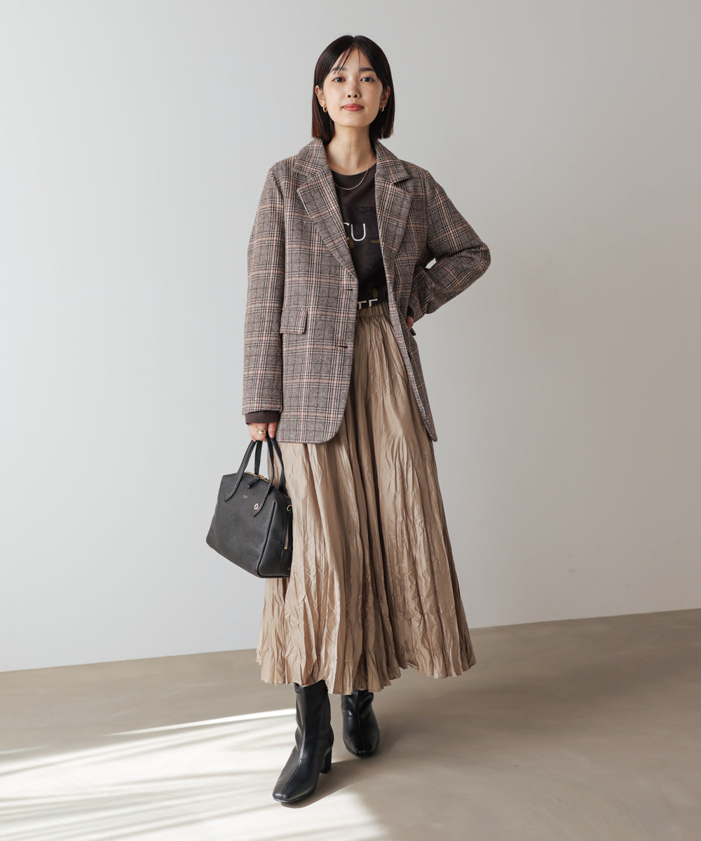【WEB限定】チェック柄ジャケット