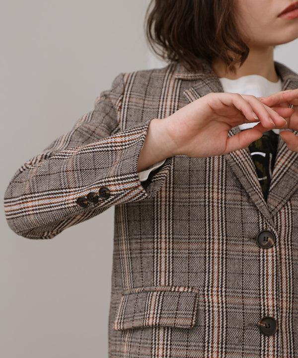 【WEB限定】チェック柄ジャケット