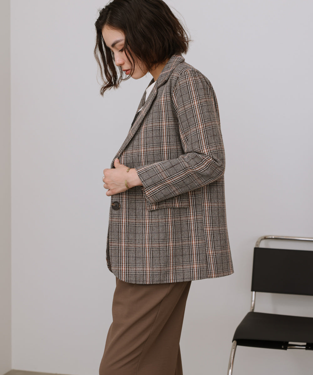 【WEB限定】チェック柄ジャケット