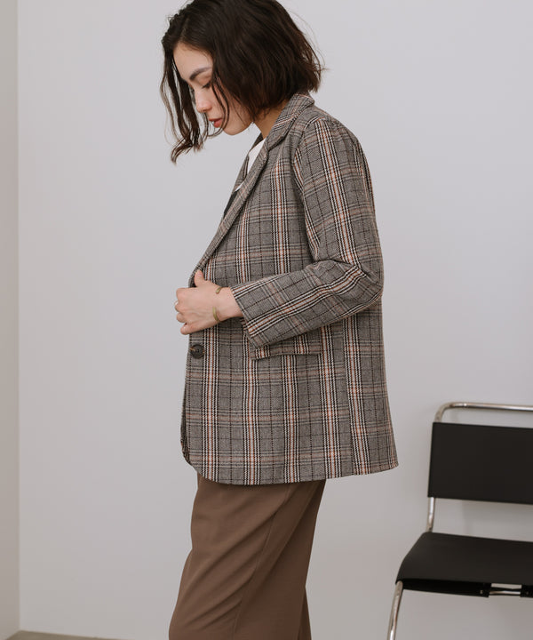 【WEB限定】チェック柄ジャケット