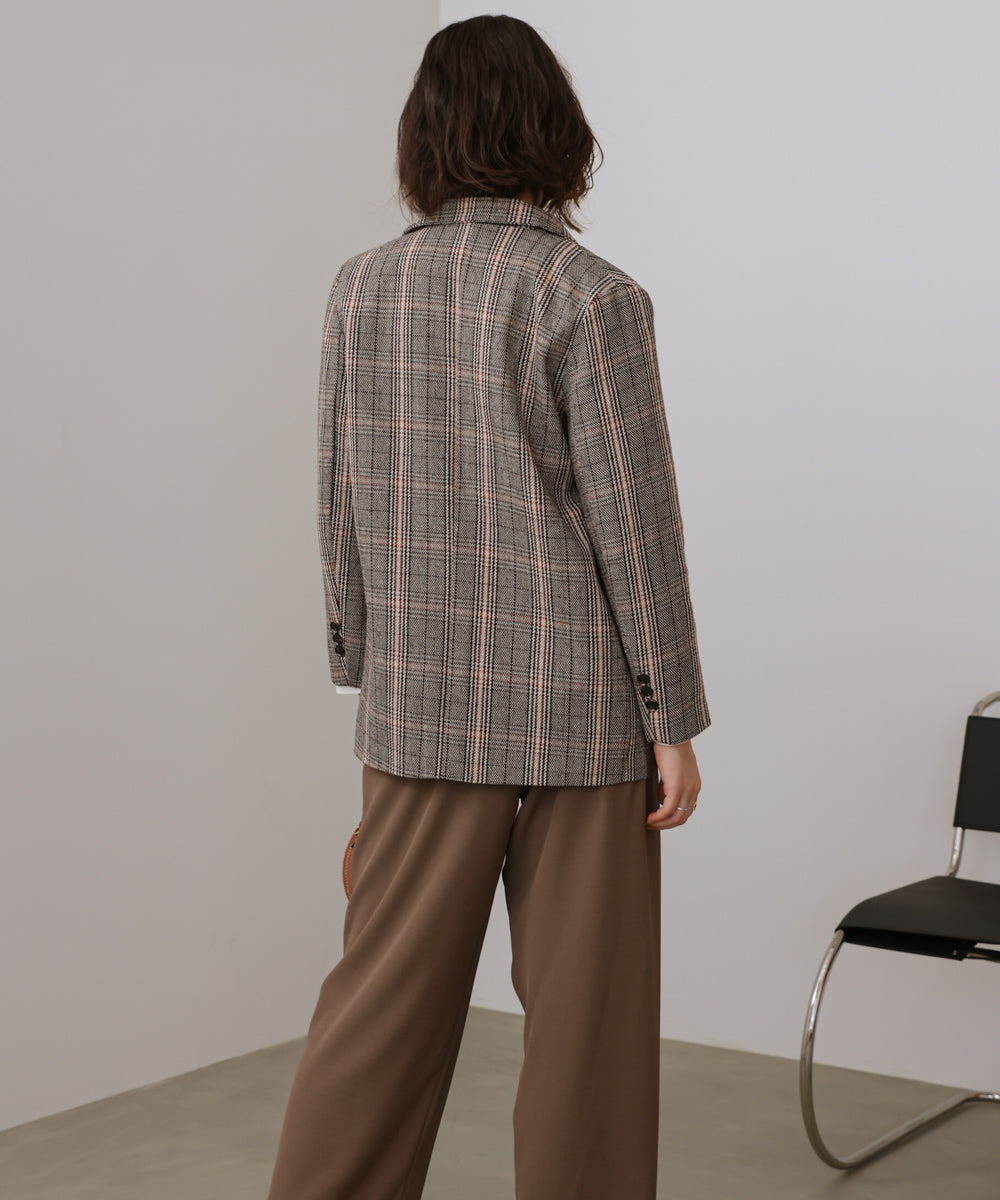 【WEB限定】チェック柄ジャケット
