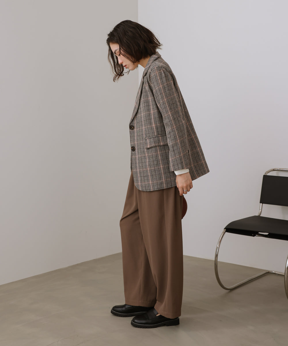 【WEB限定】チェック柄ジャケット