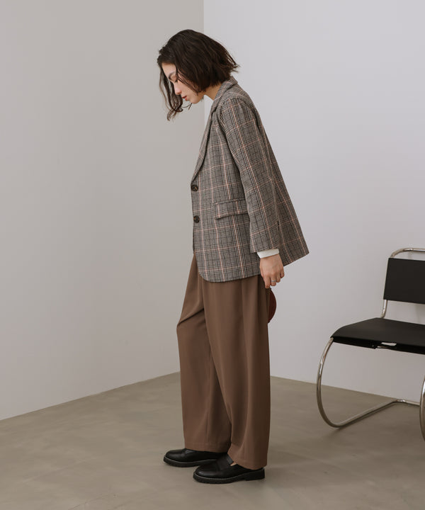 【WEB限定】チェック柄ジャケット