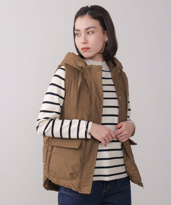 中綿フードベスト