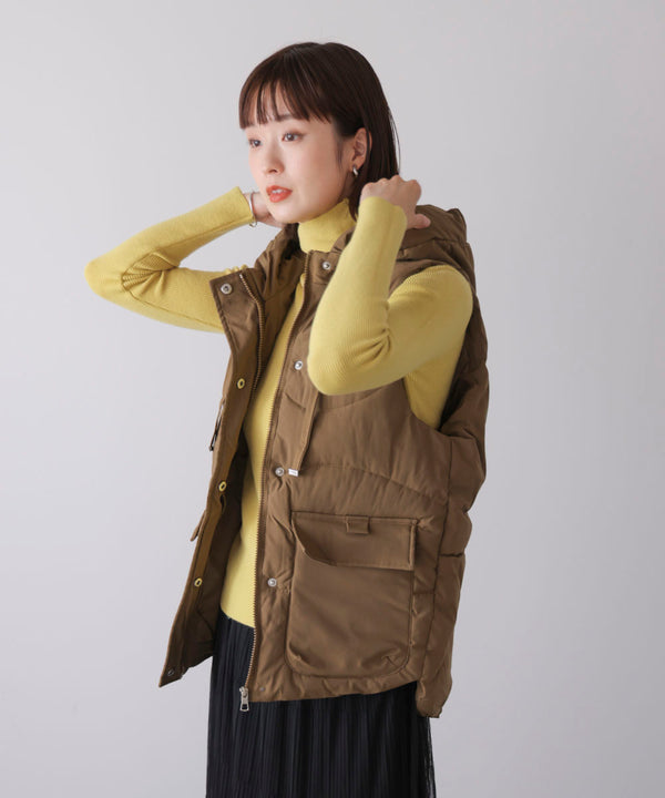 中綿フードベスト