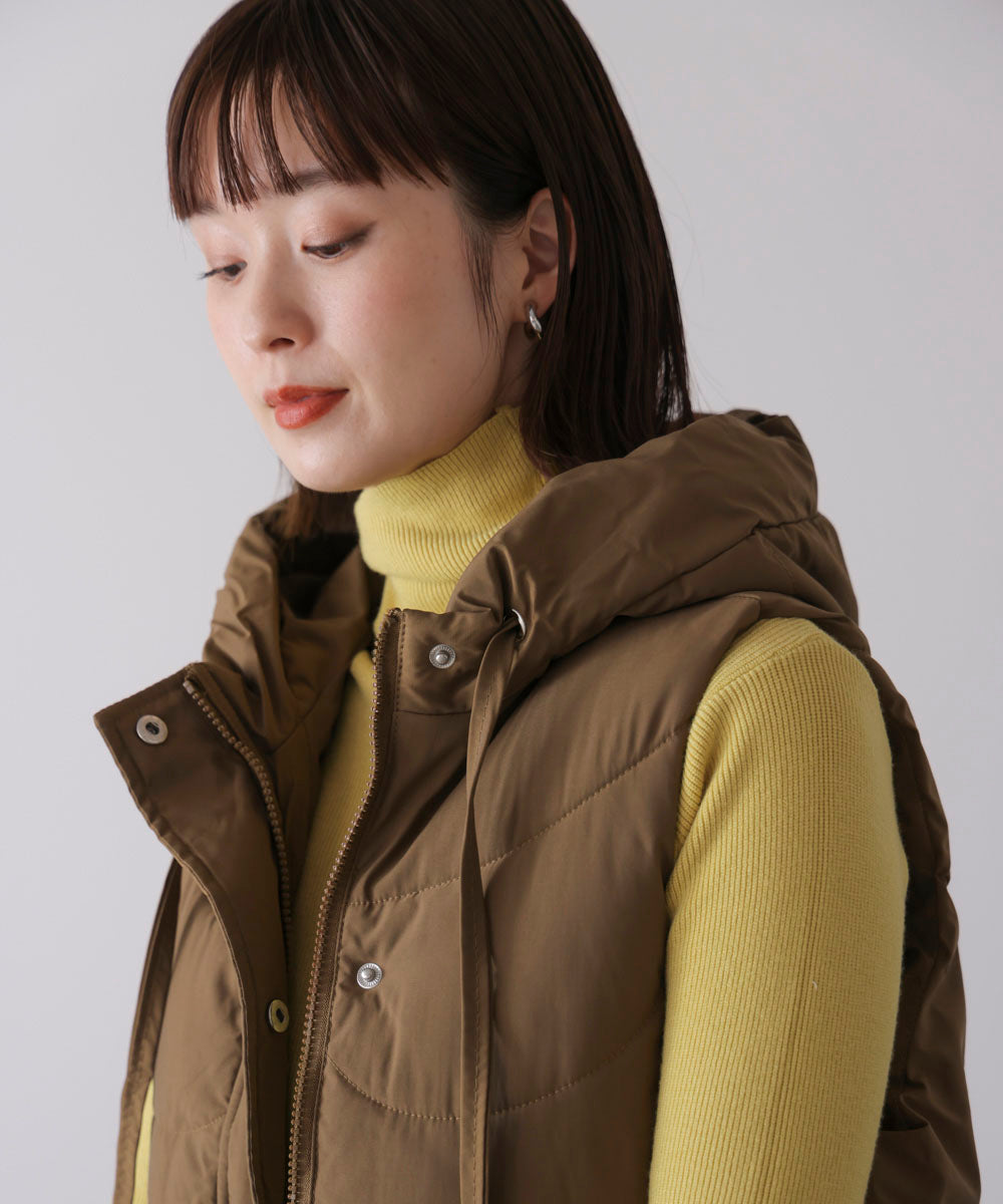 中綿フードベスト