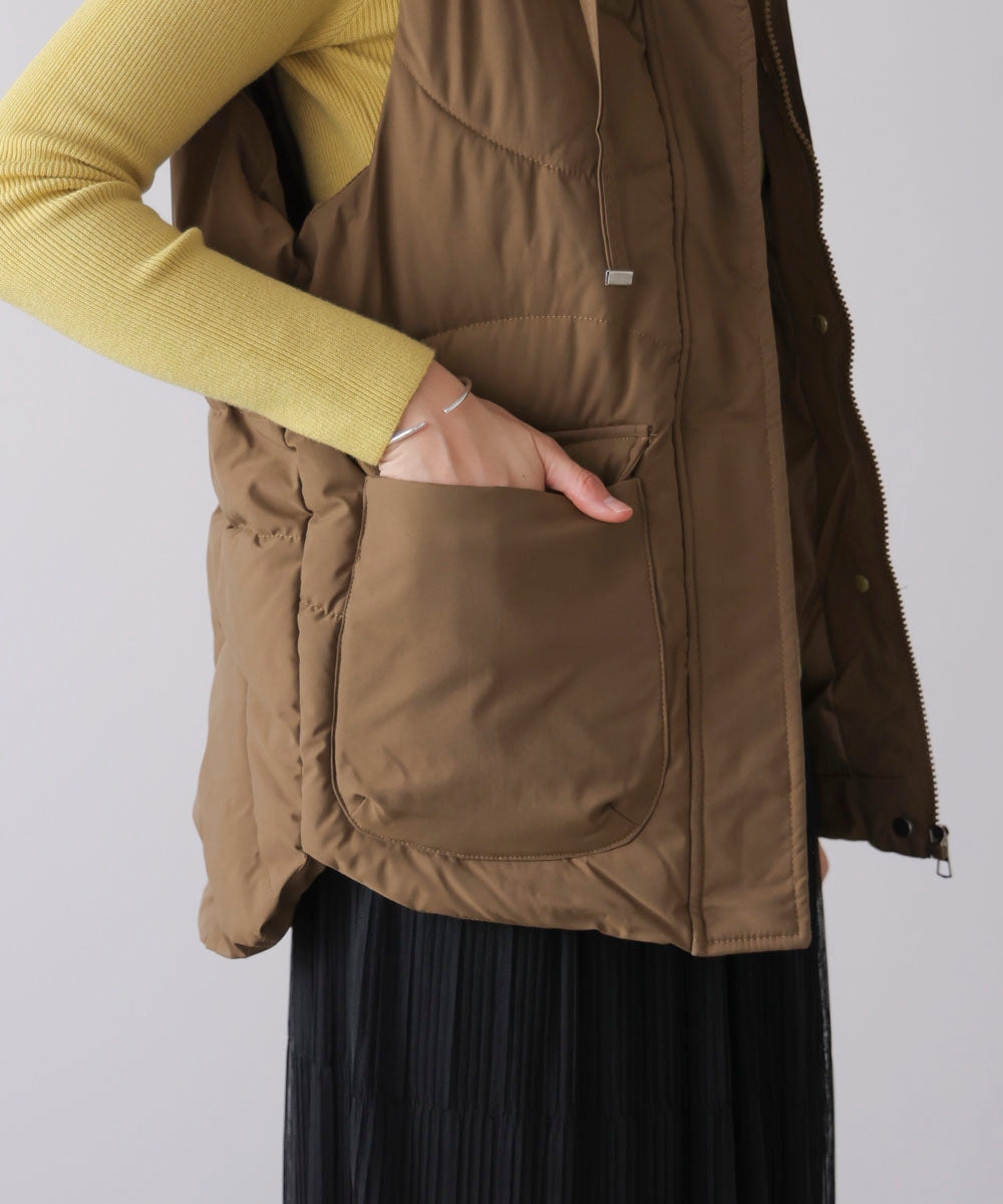 中綿フードベスト