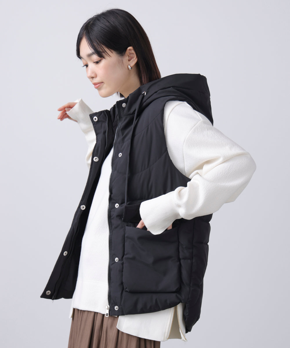 中綿フードベスト