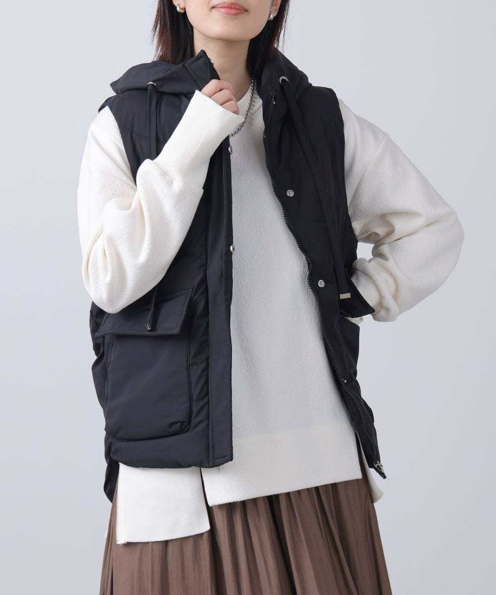 中綿フードベスト