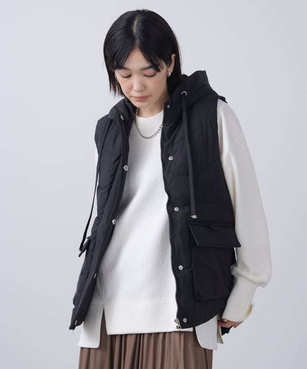 中綿フードベスト