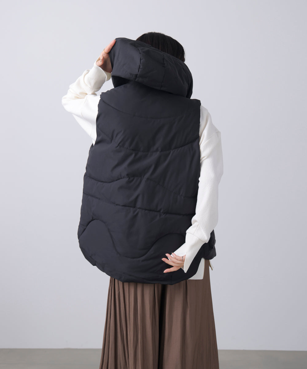 中綿フードベスト