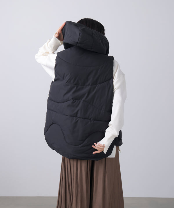 中綿フードベスト