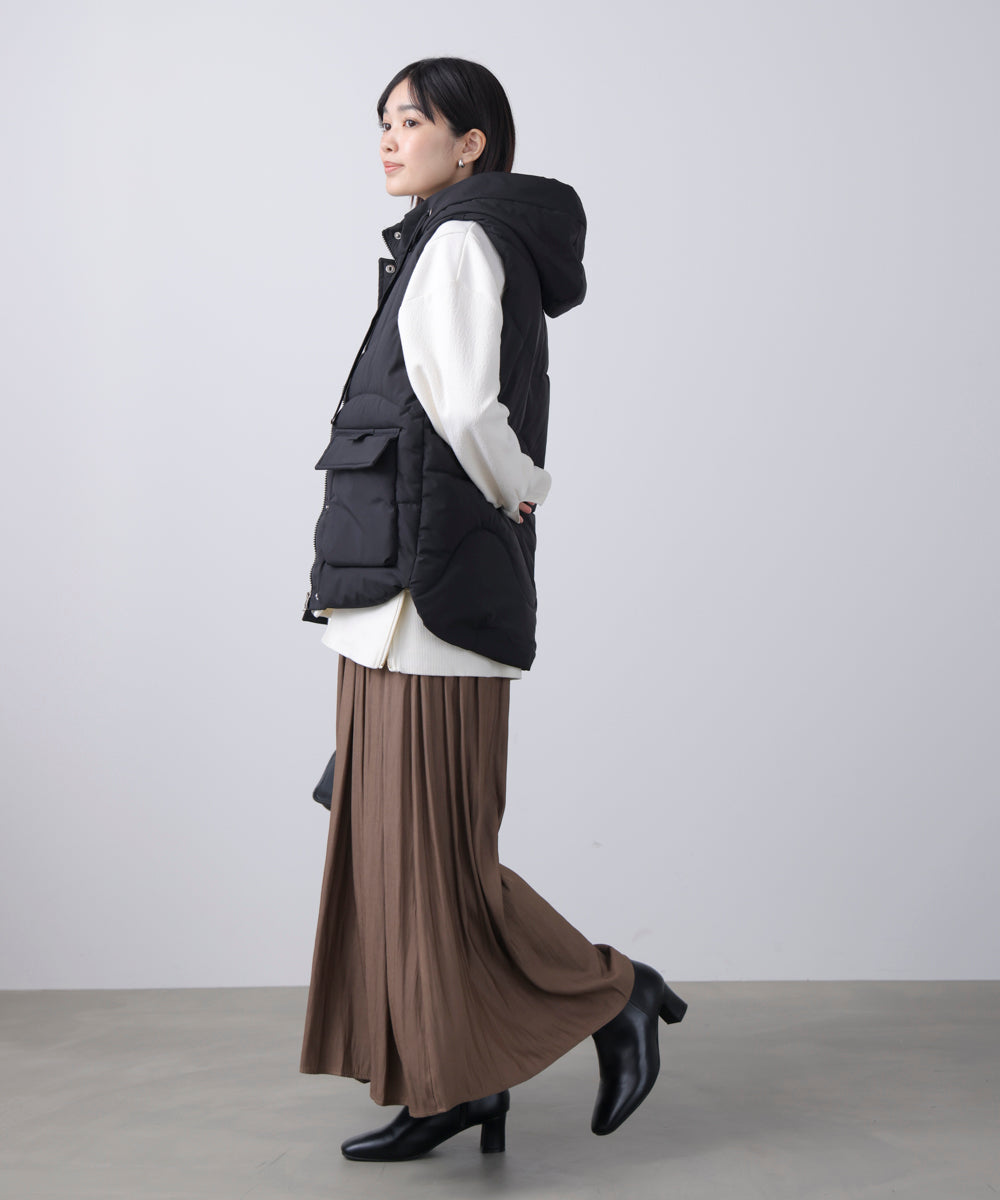 中綿フードベスト