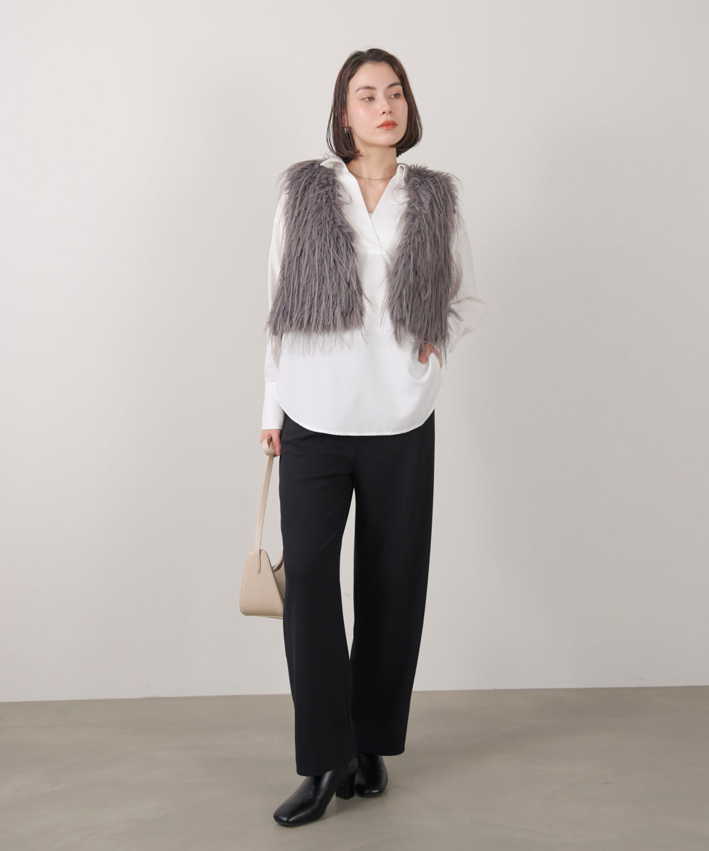 リラックスワイドパンツ