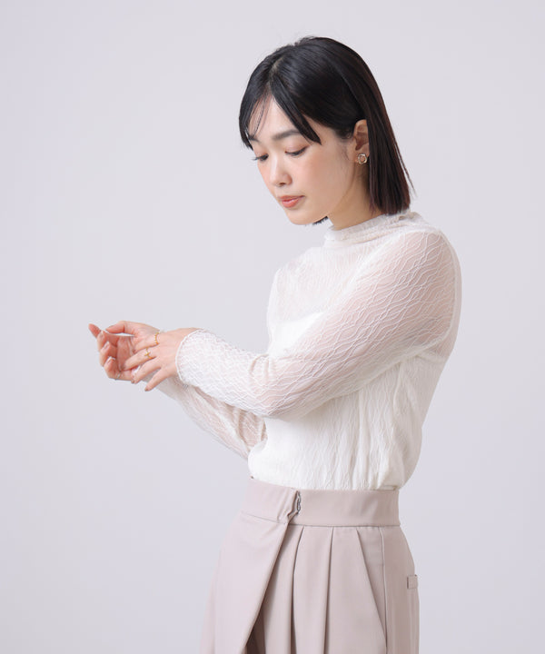 幾何学柄レースタートル