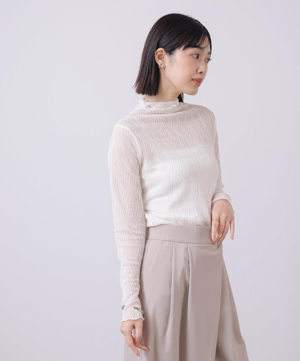 幾何学柄レースタートル