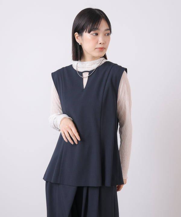 幾何学柄レースタートル