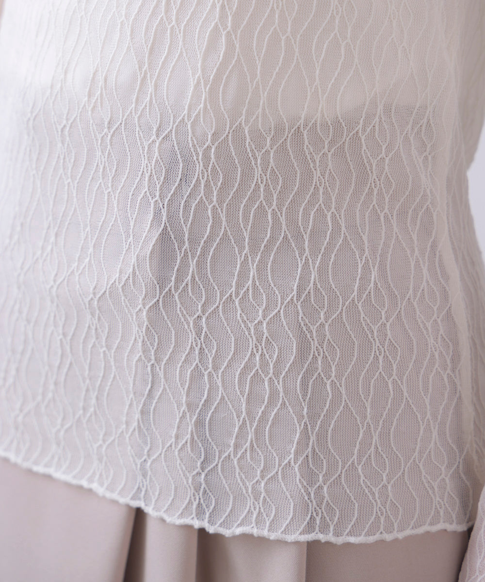 幾何学柄レースタートル