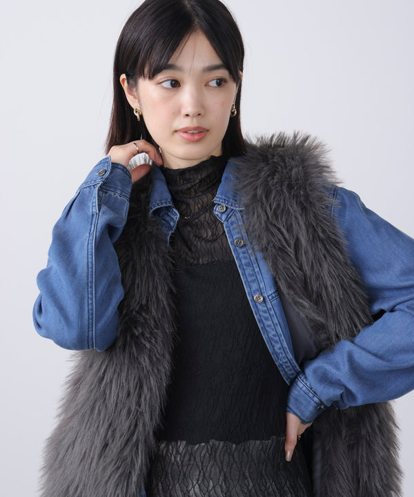 幾何学柄レースタートル