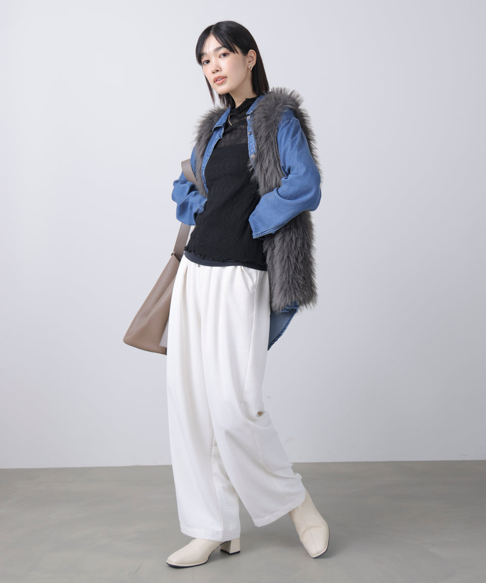 幾何学柄レースタートル