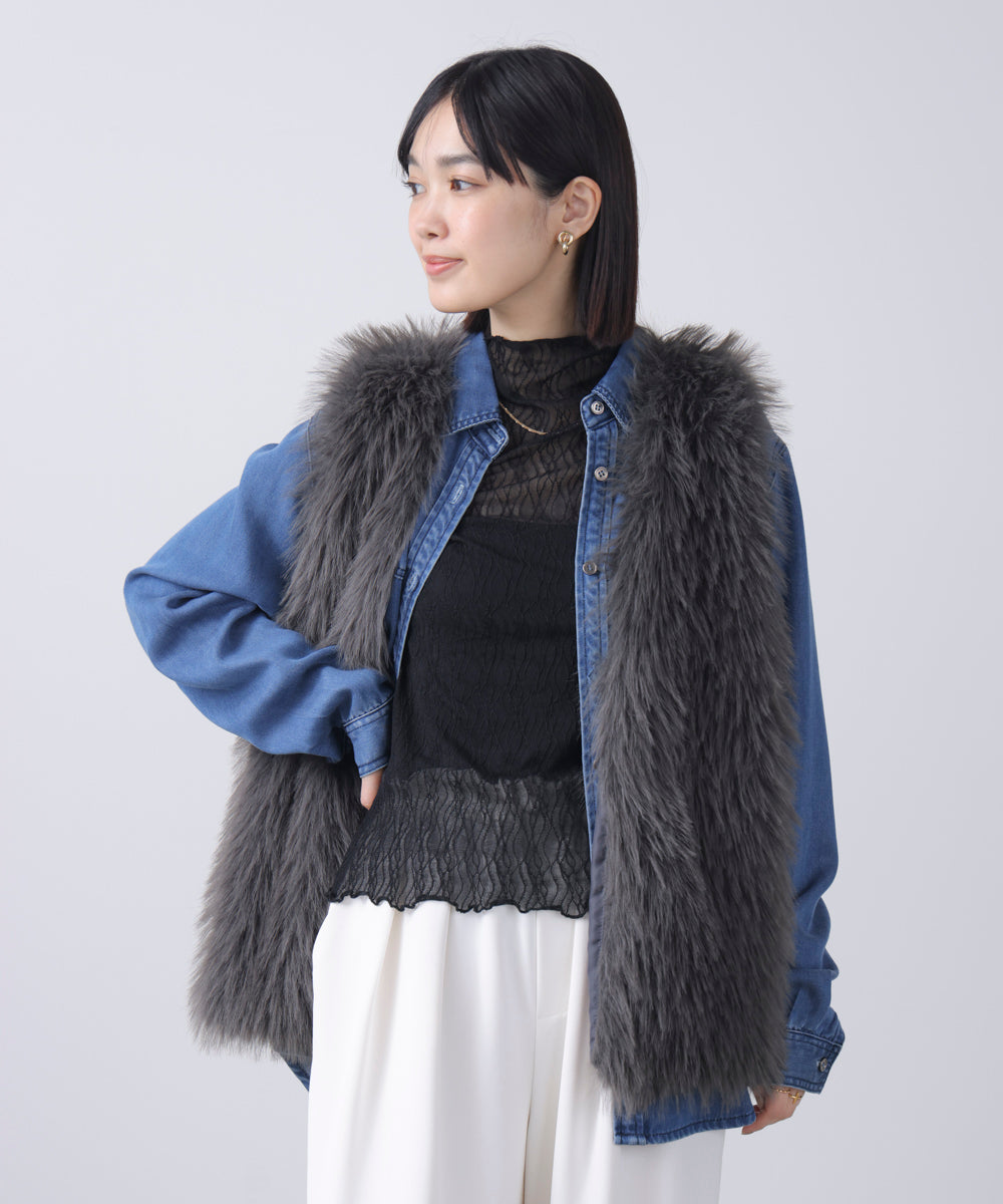 幾何学柄レースタートル