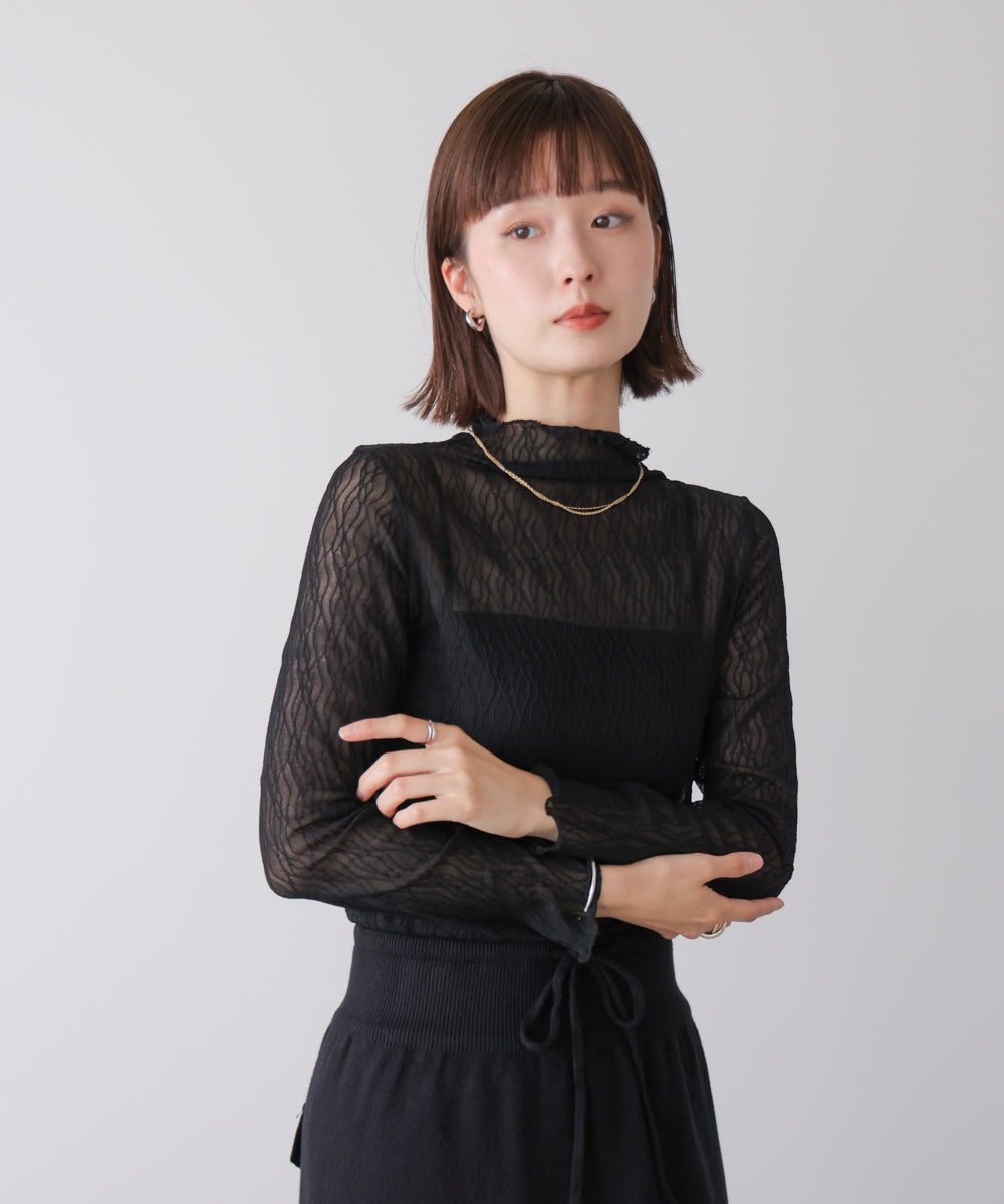 幾何学柄レースタートル