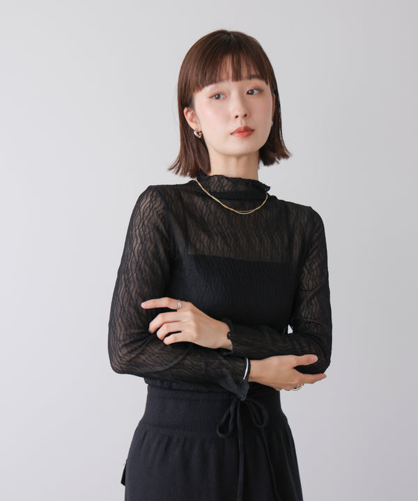 幾何学柄レースタートル