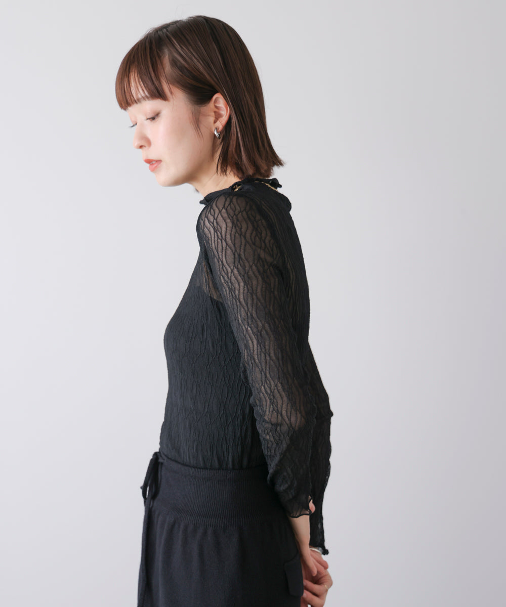 幾何学柄レースタートル