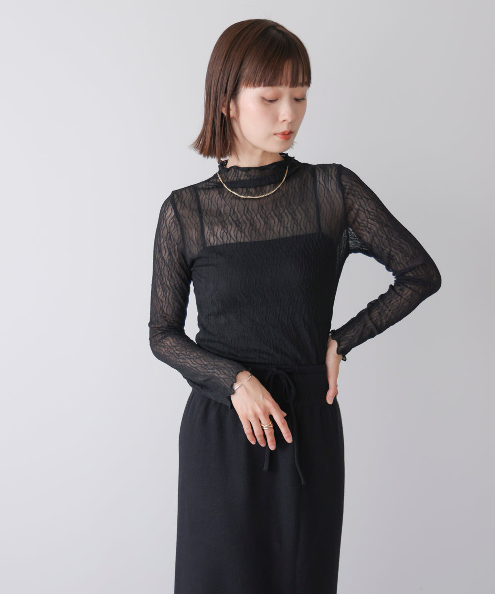 幾何学柄レースタートル