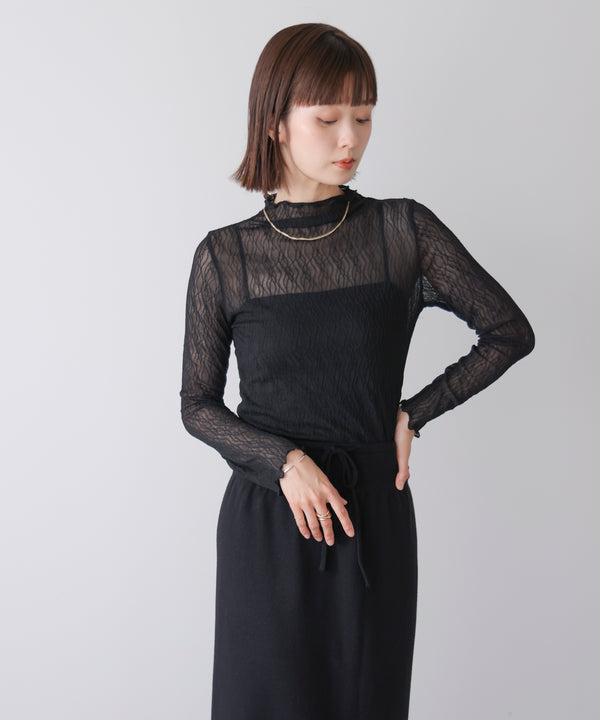 幾何学柄レースタートル