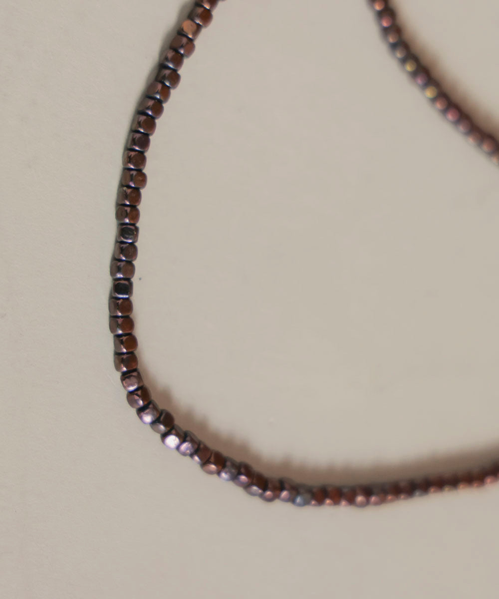 ビーズフリーネックレス