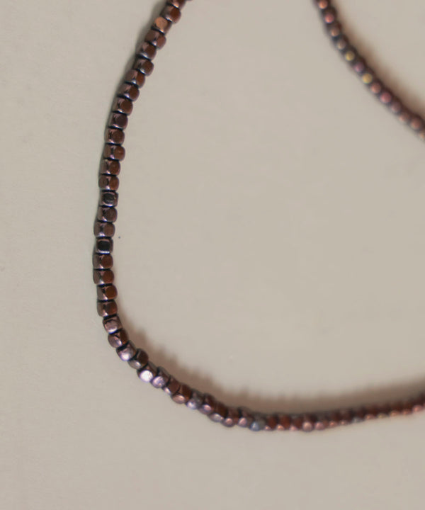 ビーズフリーネックレス