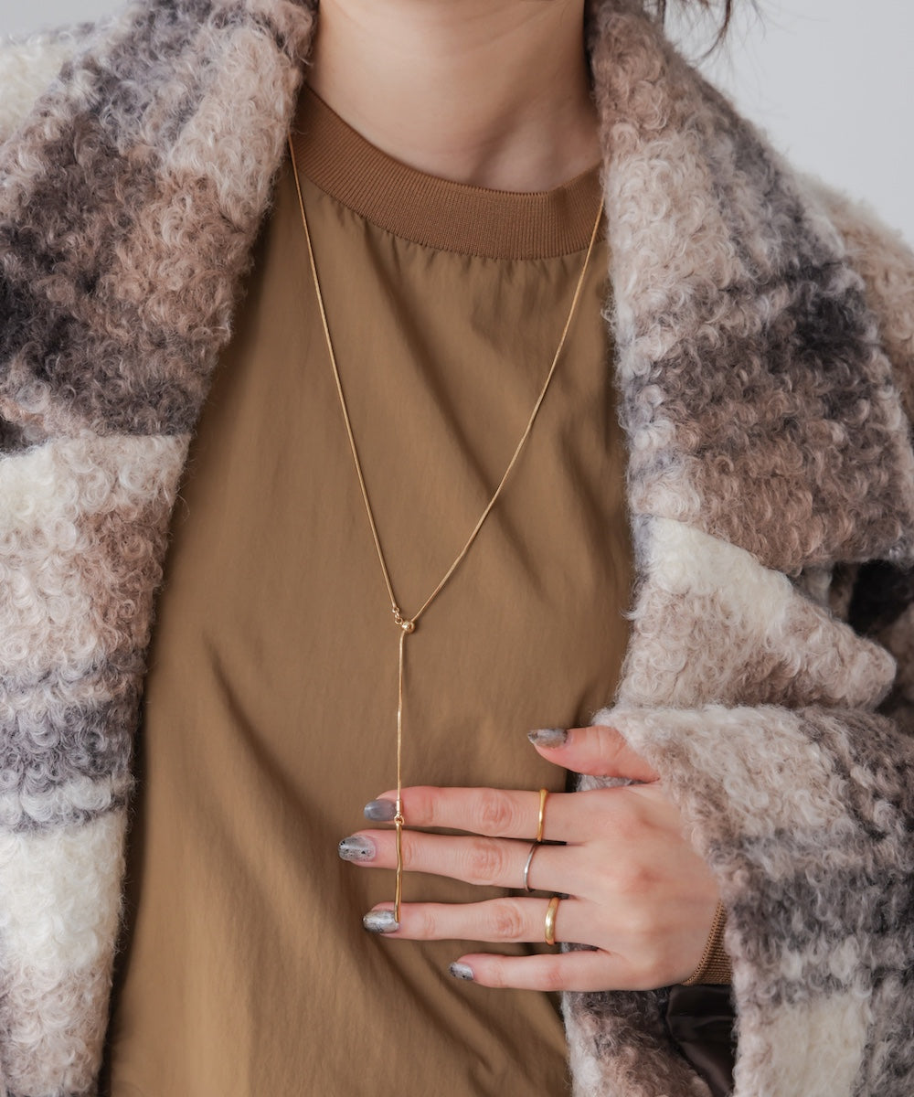 センターシズクスライトネックレス