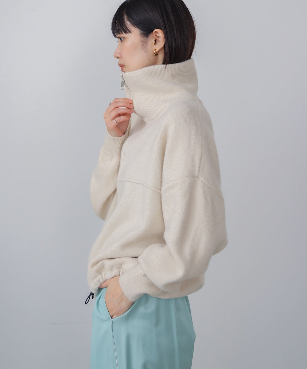 ニットライトジップアウター