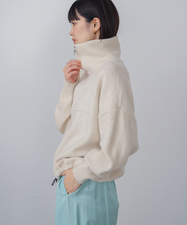 ニットライトジップアウター