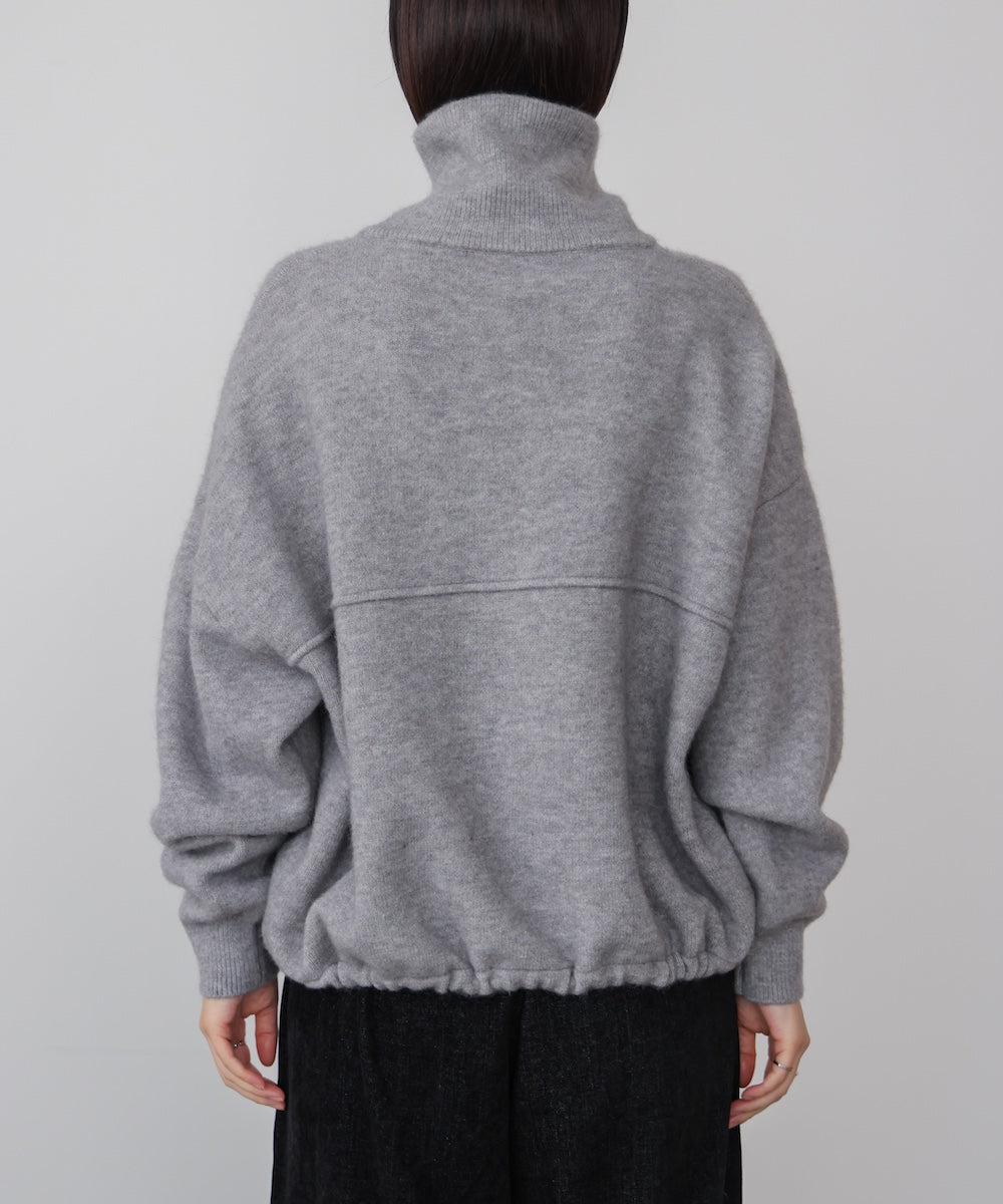 ニットライトジップアウター