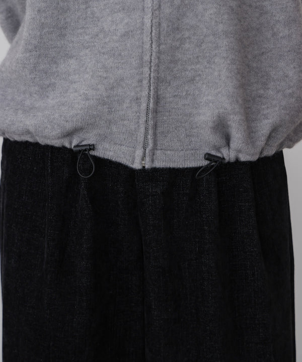 ニットライトジップアウター