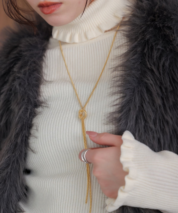 ネジリチェーンネックレス
