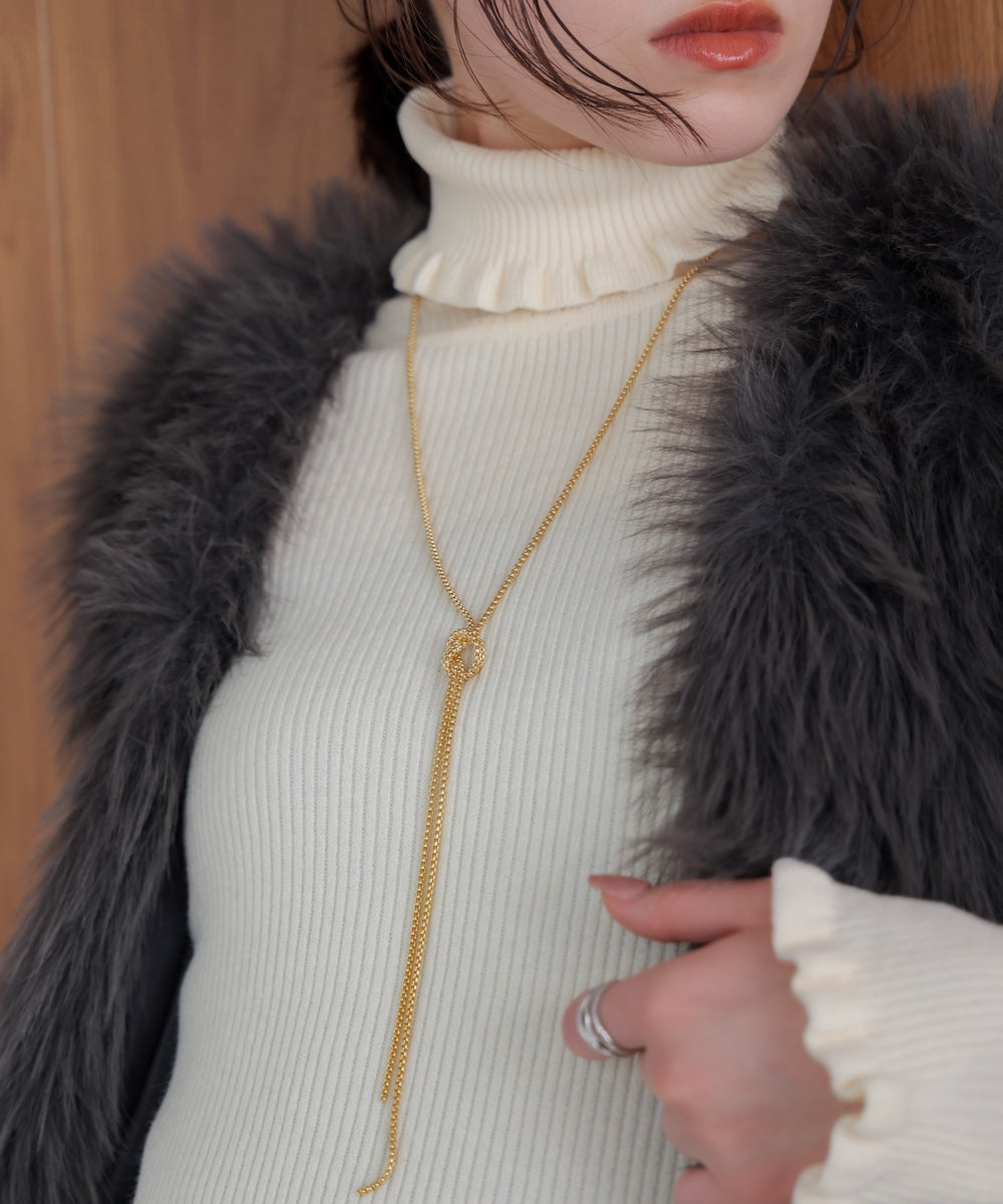 ネジリチェーンネックレス