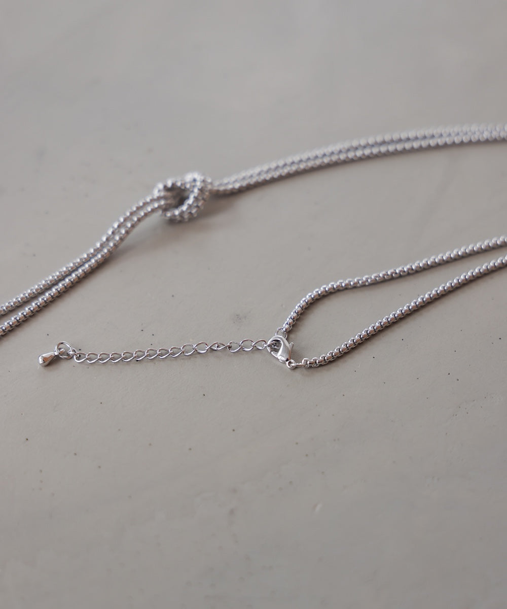 ネジリチェーンネックレス