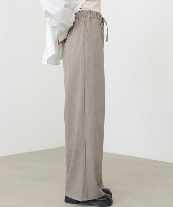 【セットアップ】ゆるシルエットテーラードジャケット+ウエストゴムストレートシルエットパンツ