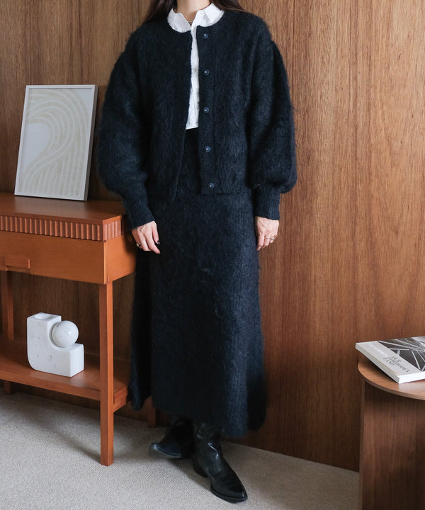 KEGAKI HALF CARDIGAN KNIT CD