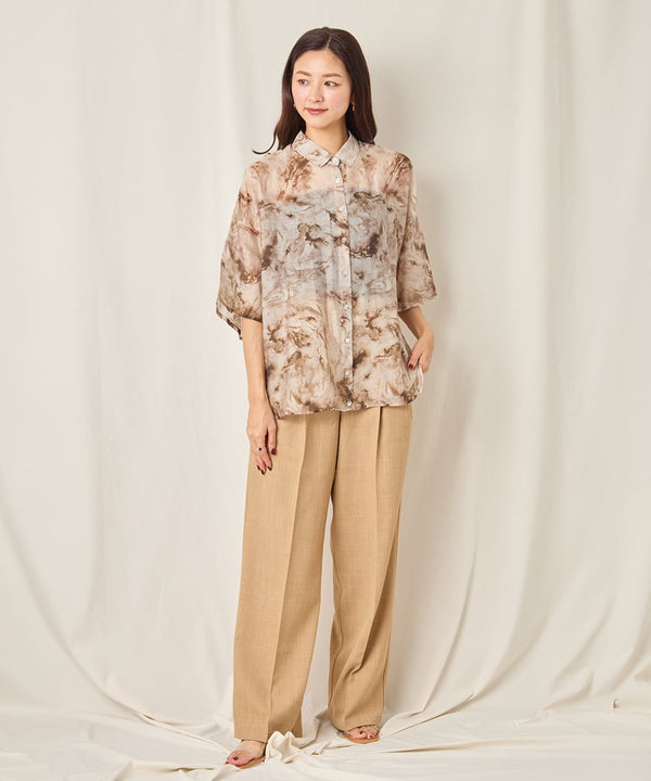 PRINTED SHORT SLEEVE SHIRTGR
