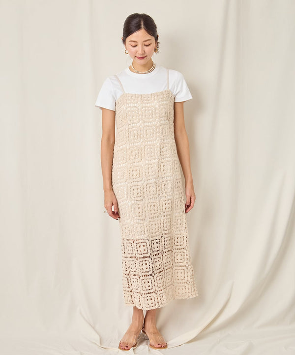 CROCHET CAMI DRESS
