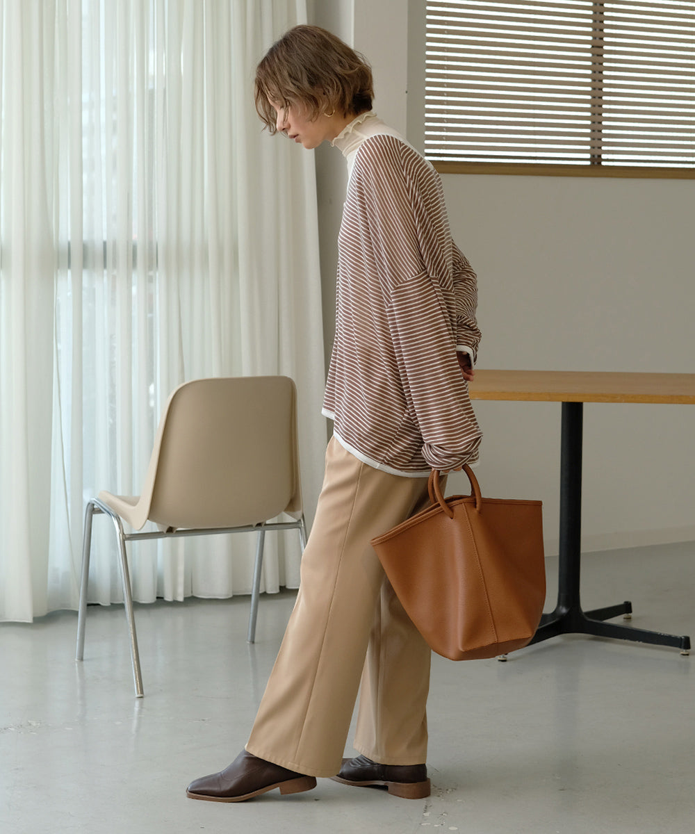 Bab ルーズボーダーカーディガン