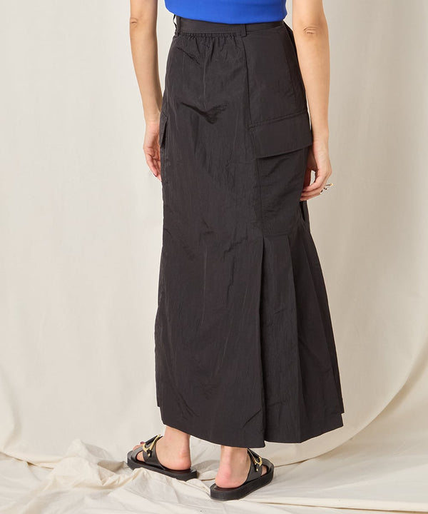 NYLON LONG SKIRT