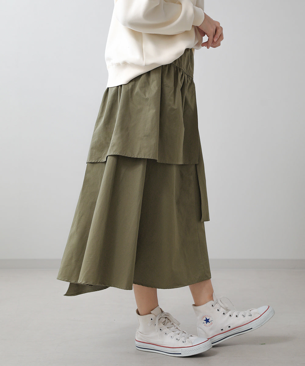 アシメラッフルスカート