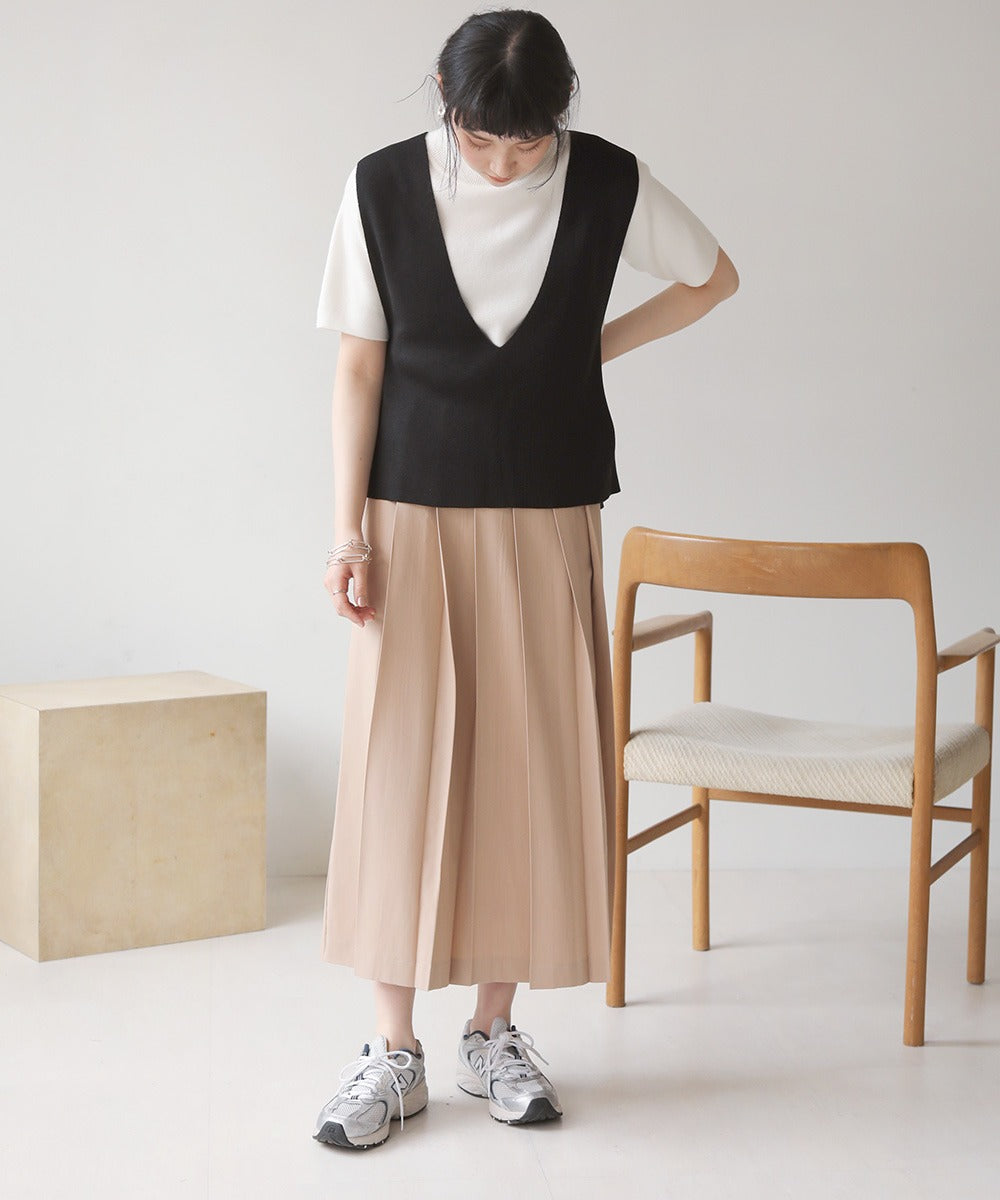 Bab バッククロスニットビスチェ