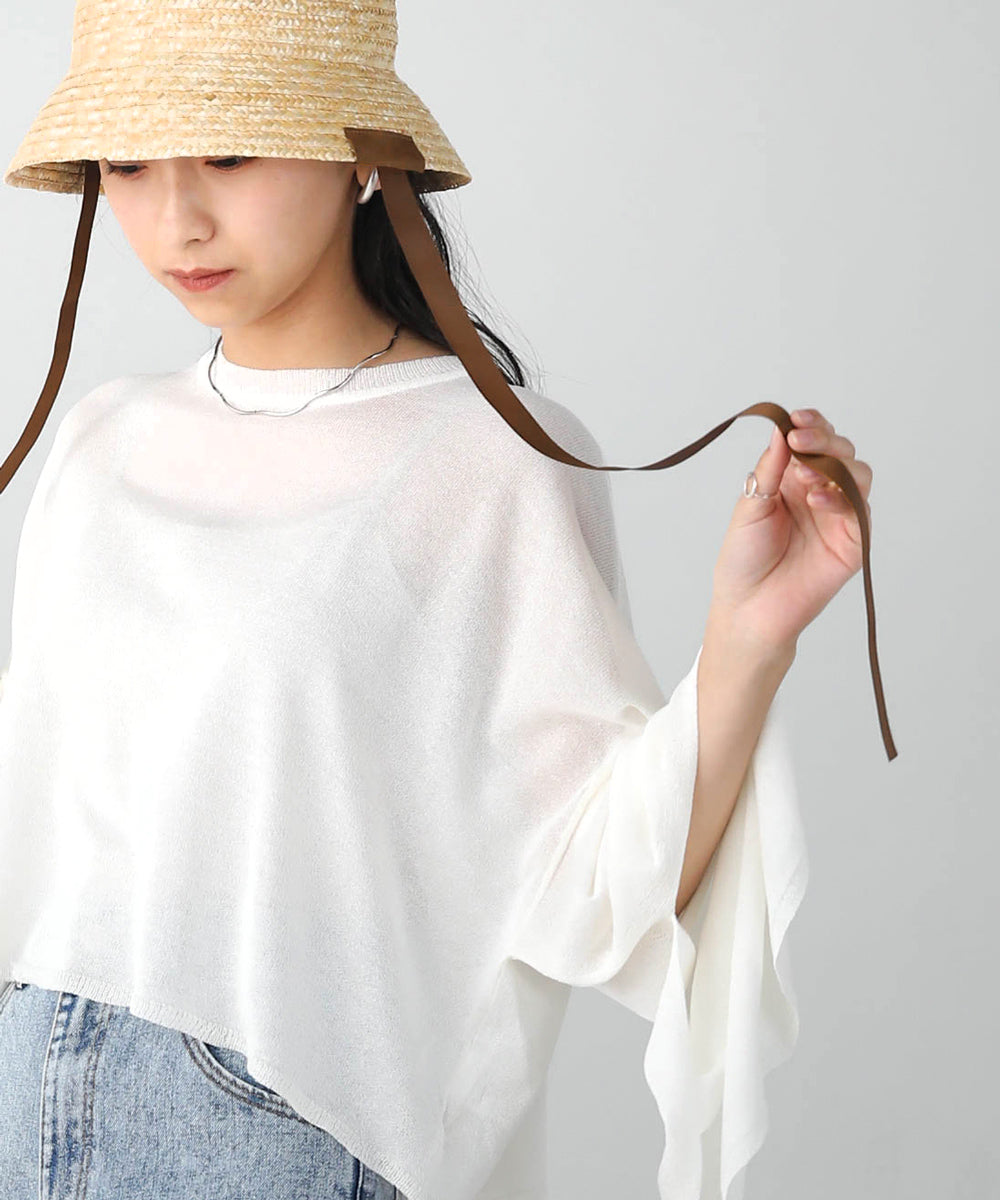 Bab リボンストローハット